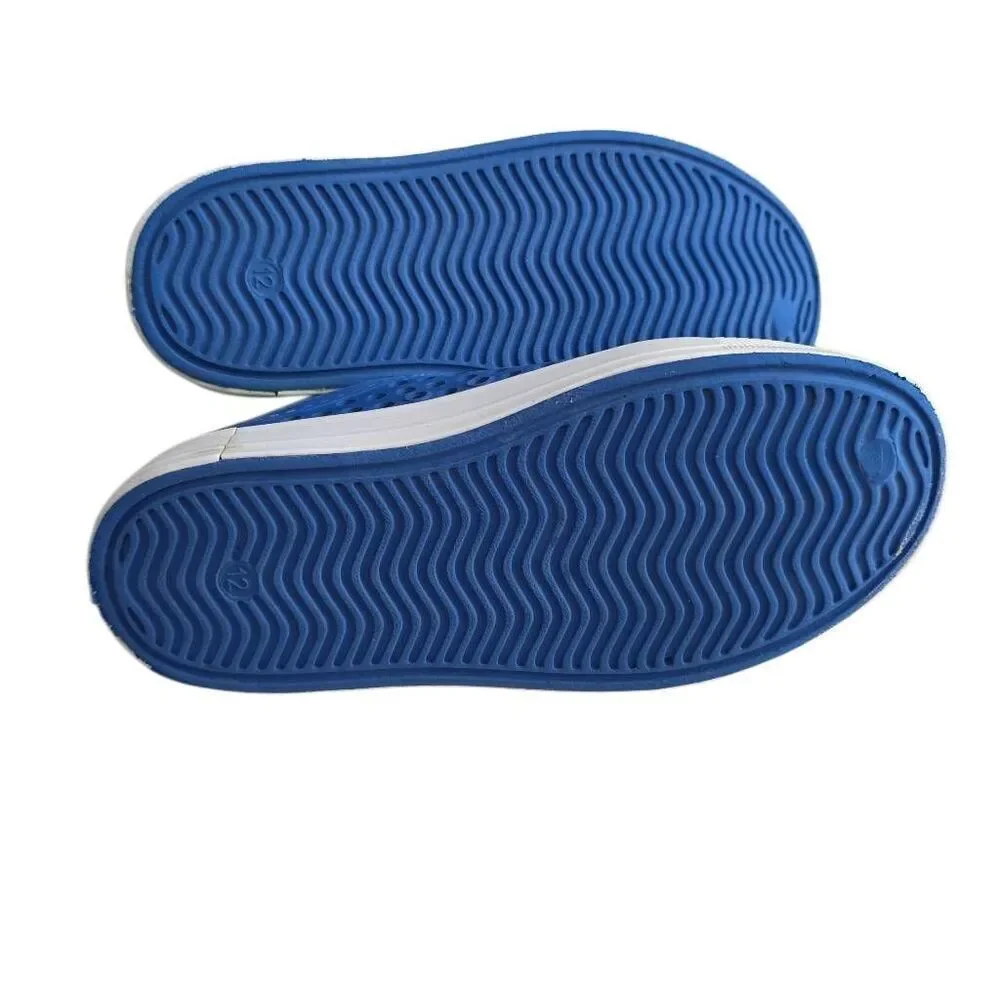 Skechers Boys Size 12 Blue Lime Green Perforated Water Shoes